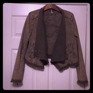 *sold* Free people collapsing twill jacket